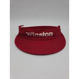 Vintage Winston Nascar Racing Cigarettes Visor Hat Cap USA